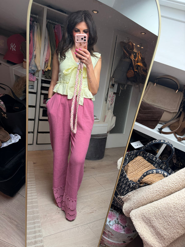 Musselinhose "Amalfi Rosa"