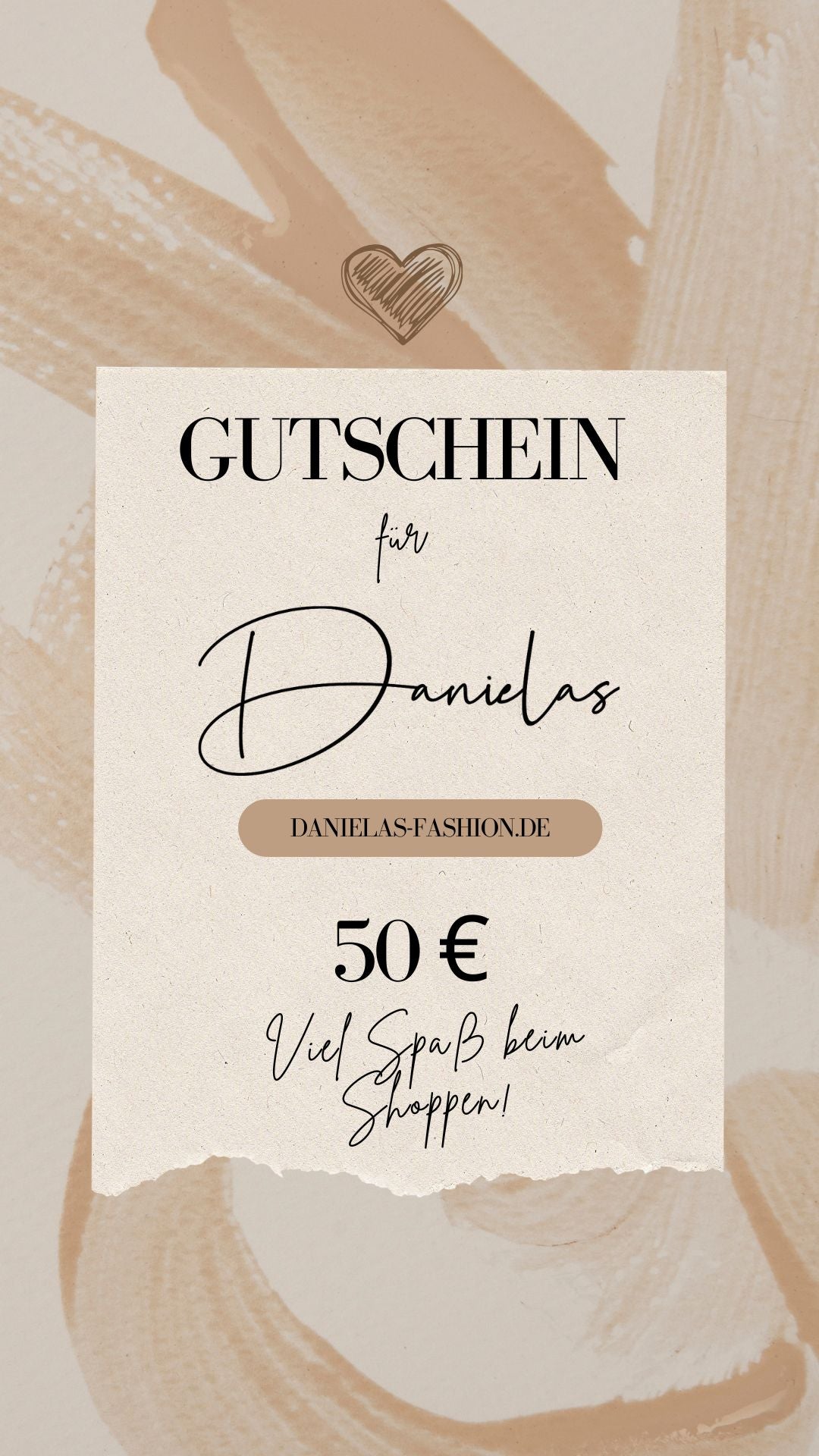 DANIELAS-FASHION GUTSCHEIN 50 € !