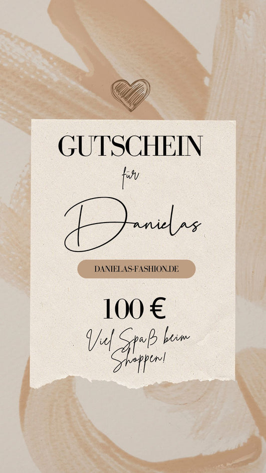 DANIELAS-FASHION GUTSCHEIN 100 € !
