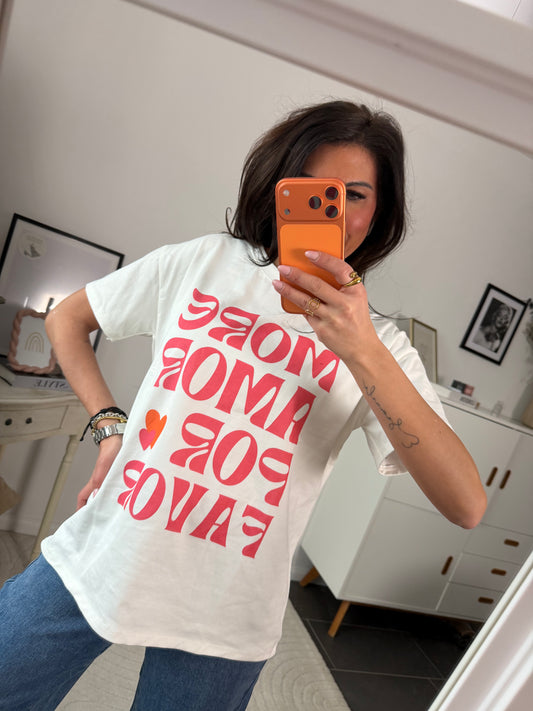 T-Shirt "More Amore por Favor"