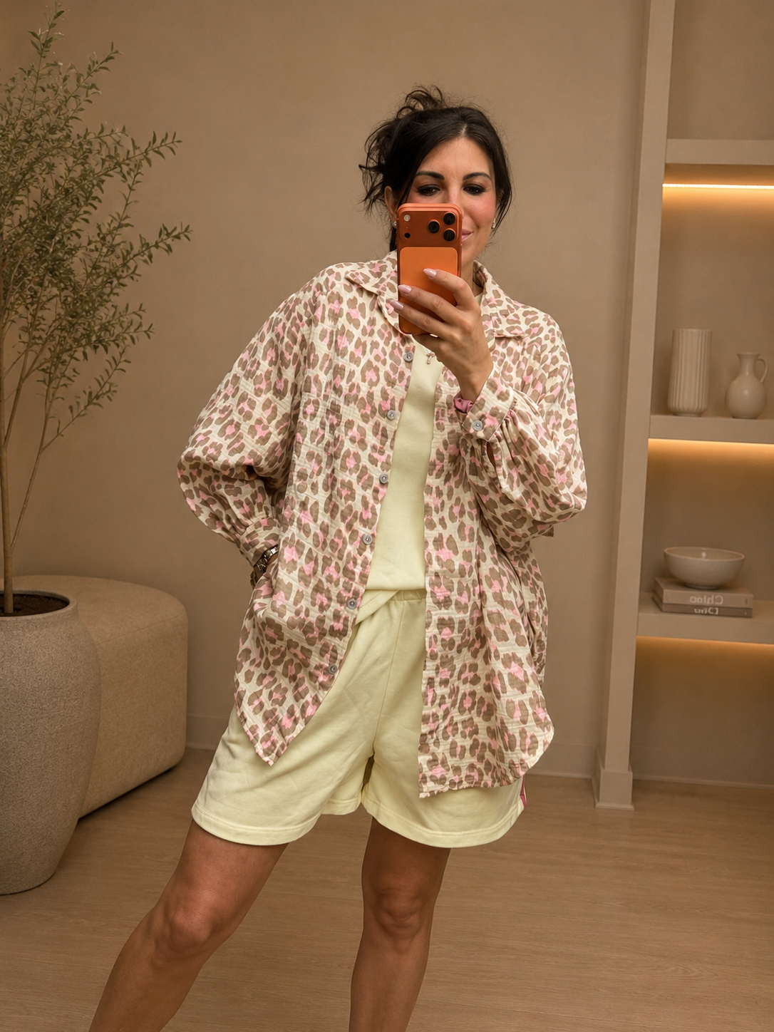 Musselinbluse "Wild Romance"