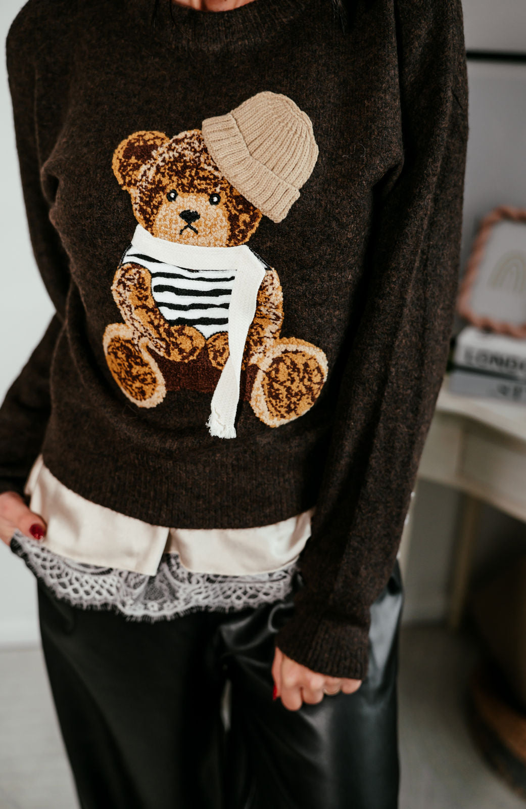 Pullover braun "Teddy"
