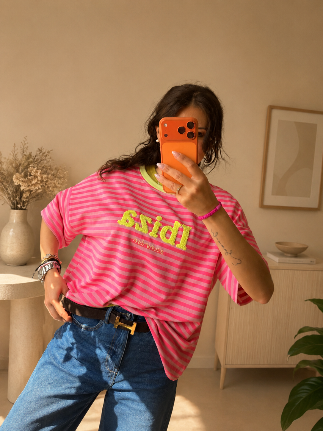 T-Shirt rosa  "Ibiza"