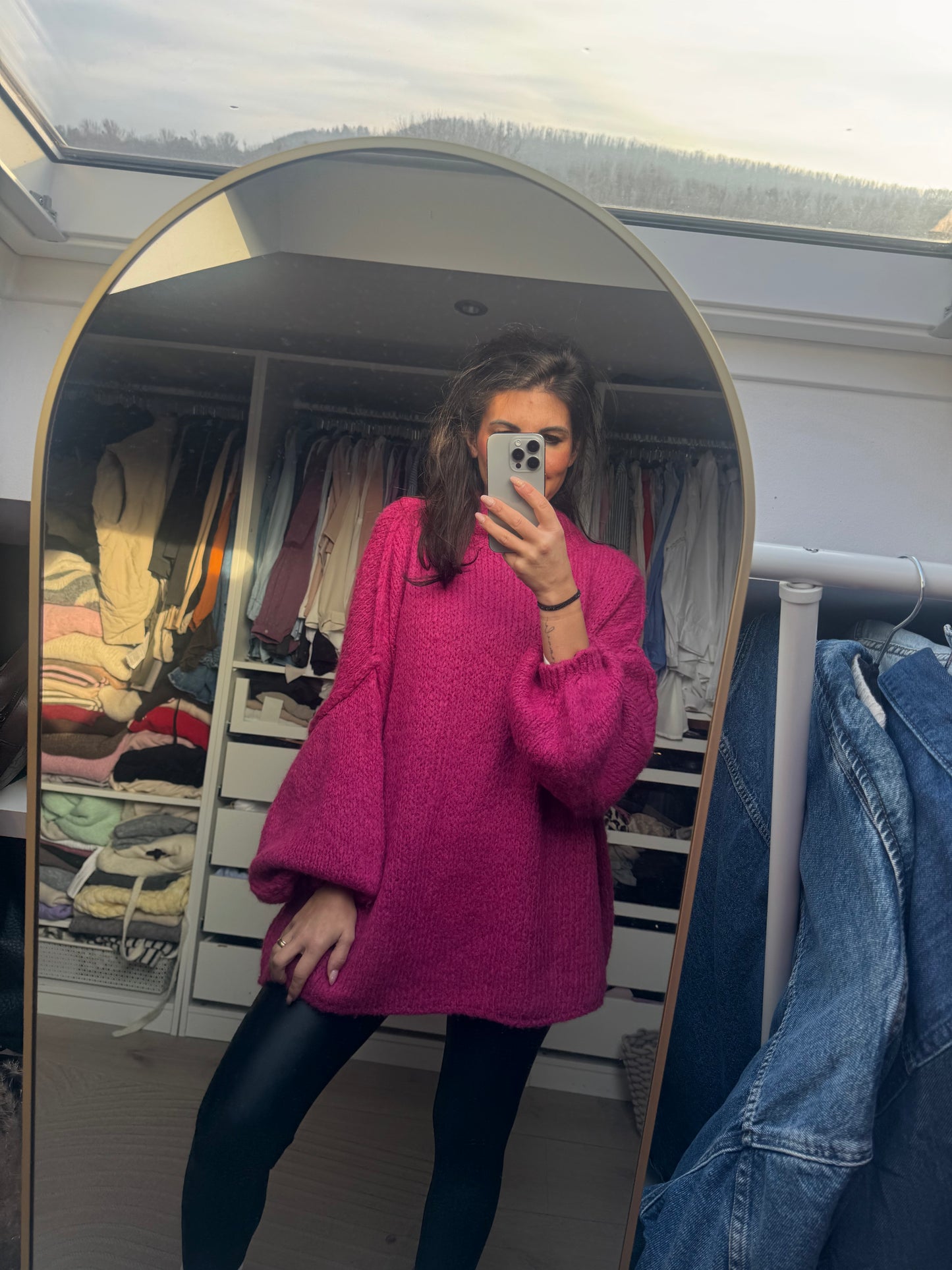 Pullover oversize Beere"La Vita Berry"